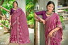 Ganga 118 By 5d Designer Shimmer Chiffon Printed Saree Suppliers In India